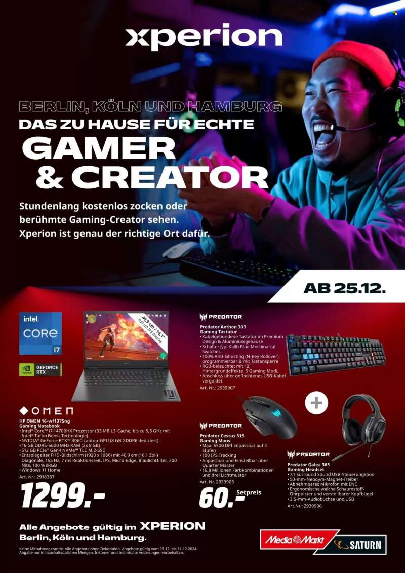 Prospekte MediaMarkt - 25.12.2024 - 31.12.2024.