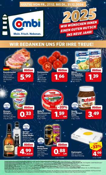 Prospekte Combi - 27.12.2024 - 31.12.2024.