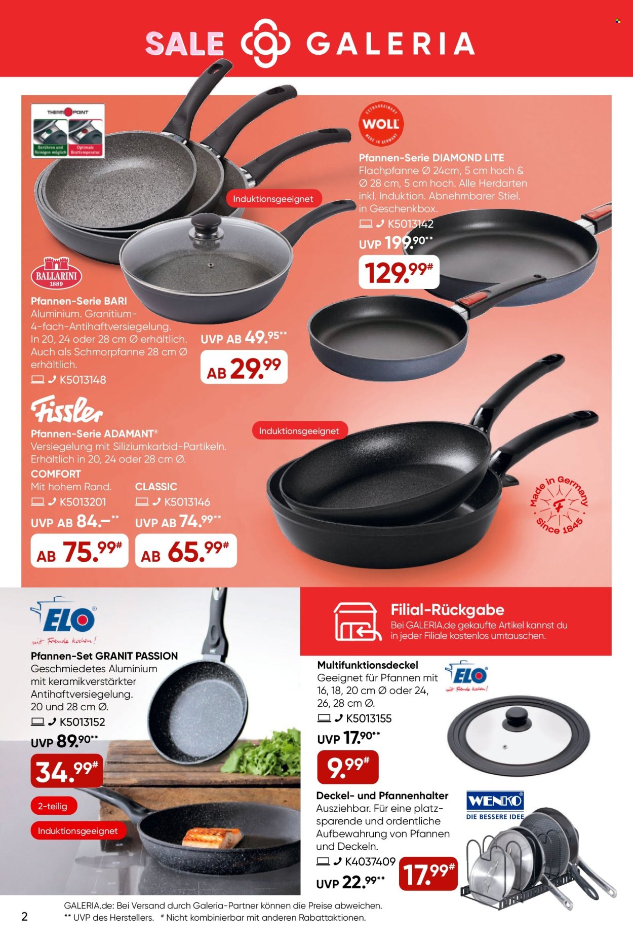 GALERIA Karstadt Kaufhof Prospekte  - 27.12.2024 - 1.01.2025. Seite 2