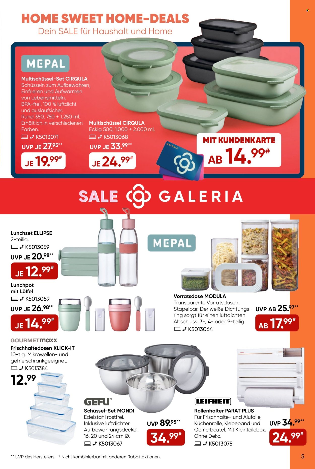 GALERIA Karstadt Kaufhof Prospekte  - 27.12.2024 - 1.01.2025. Seite 5