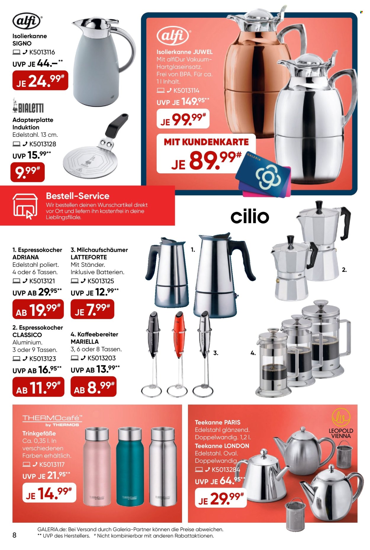 GALERIA Karstadt Kaufhof Prospekte  - 27.12.2024 - 1.01.2025. Seite 8
