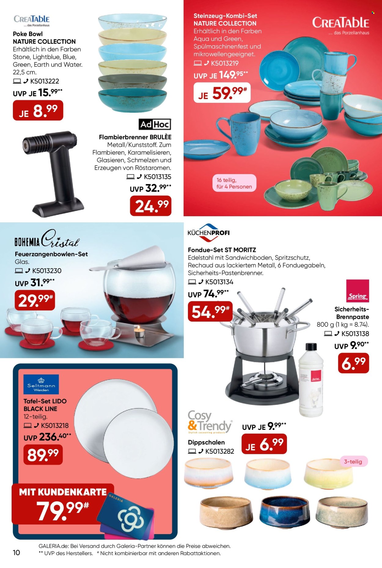 GALERIA Karstadt Kaufhof Prospekte  - 27.12.2024 - 1.01.2025. Seite 10