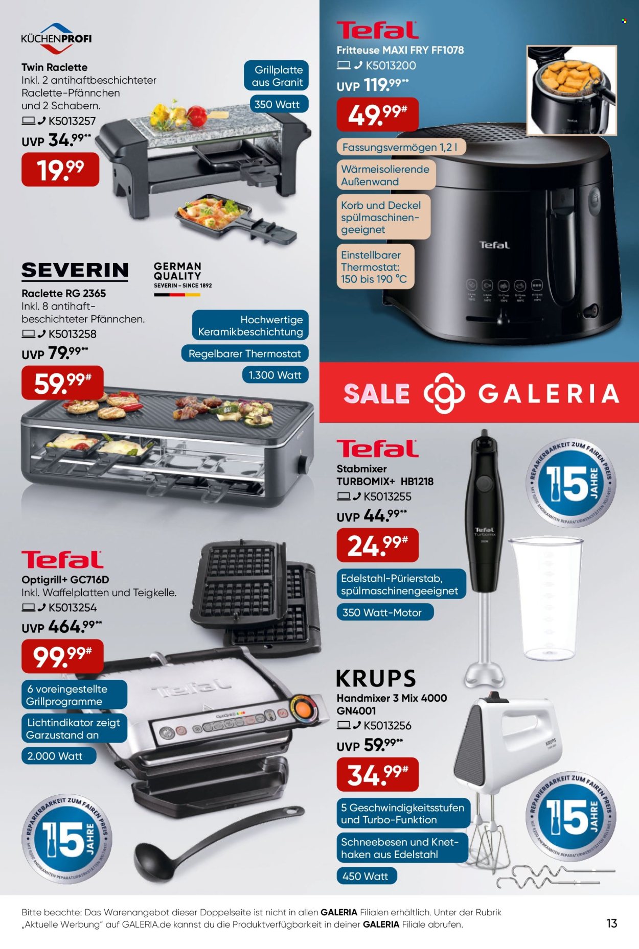 GALERIA Karstadt Kaufhof Prospekte  - 27.12.2024 - 1.01.2025. Seite 13