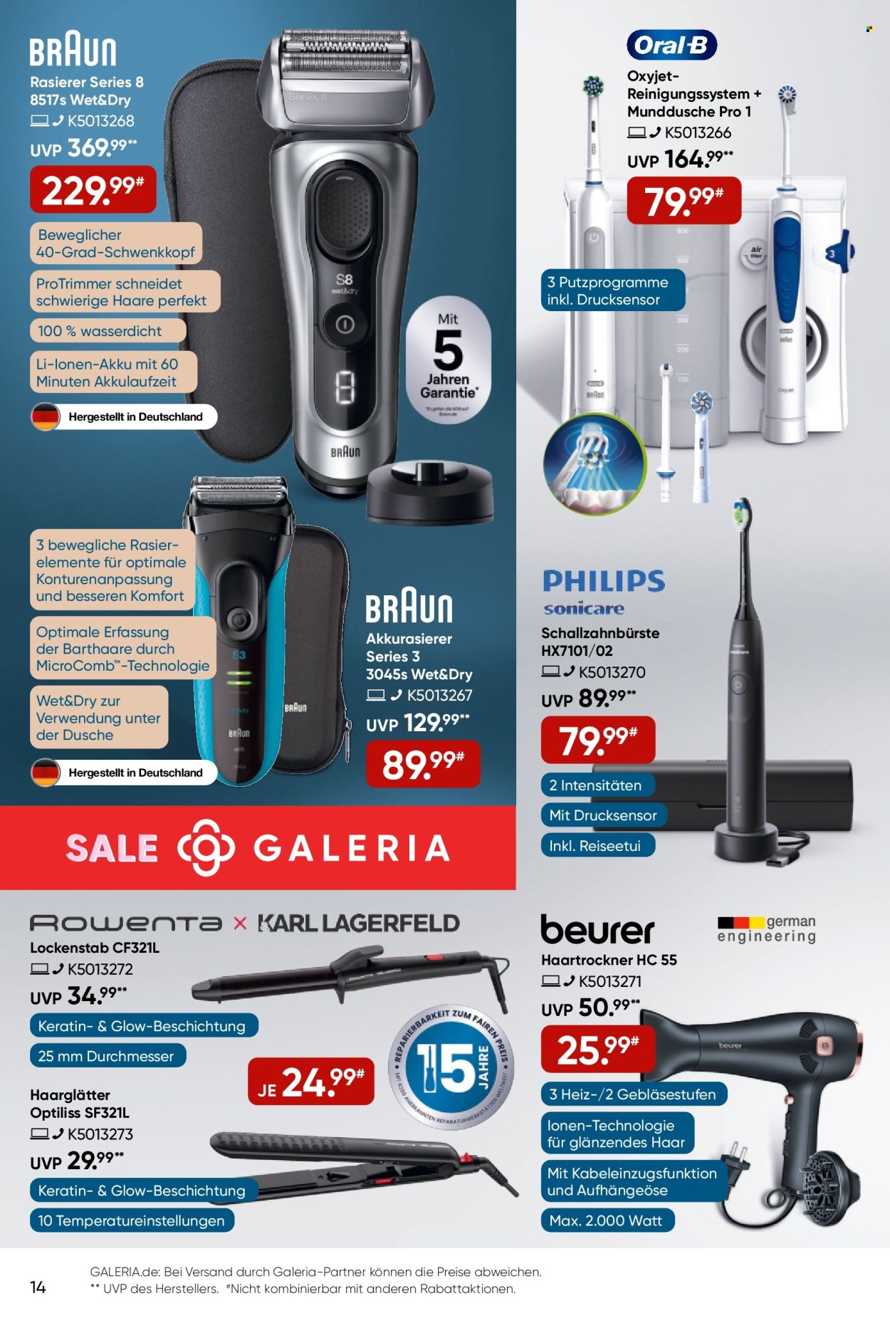 GALERIA Karstadt Kaufhof Prospekte  - 27.12.2024 - 1.01.2025. Seite 14