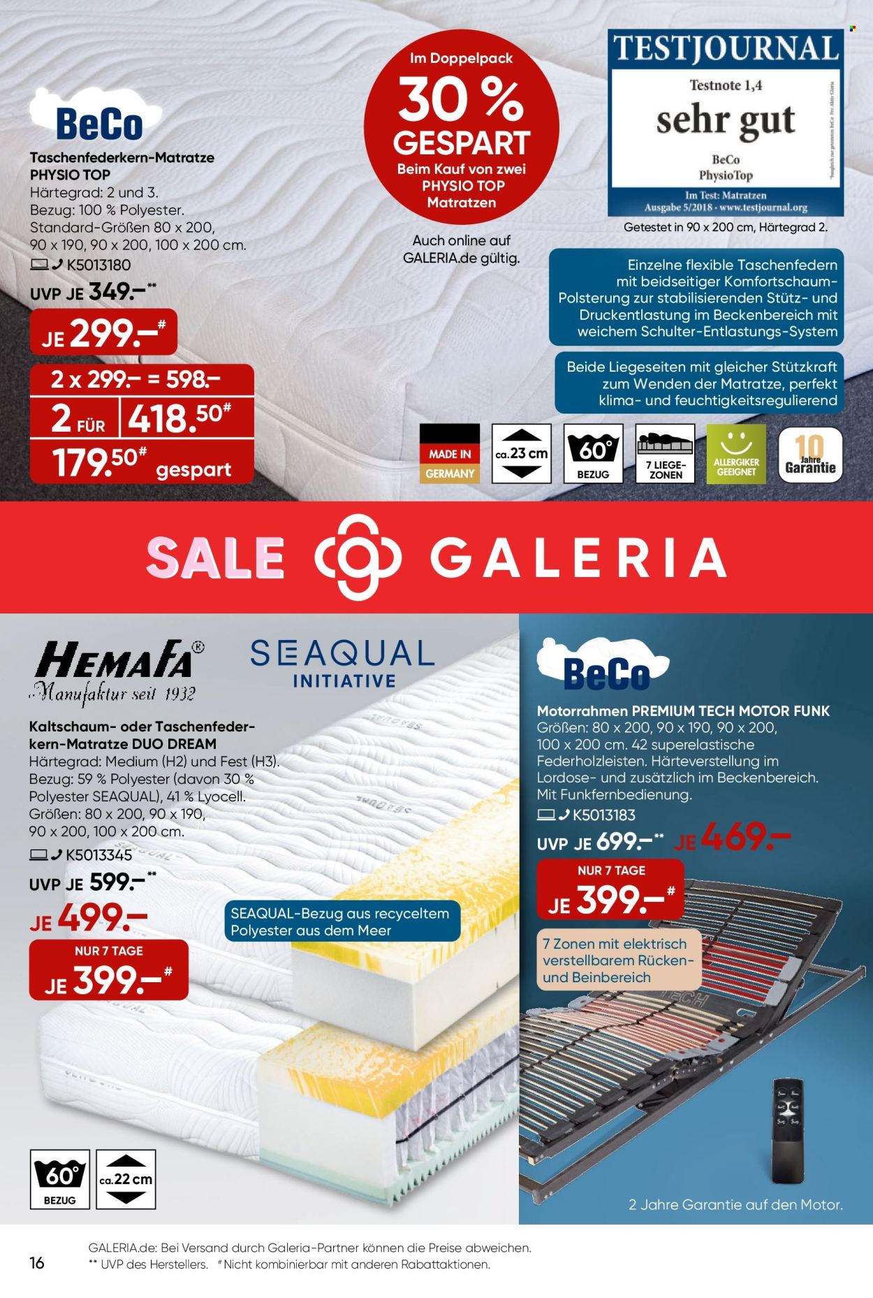 GALERIA Karstadt Kaufhof Prospekte  - 27.12.2024 - 1.01.2025. Seite 16
