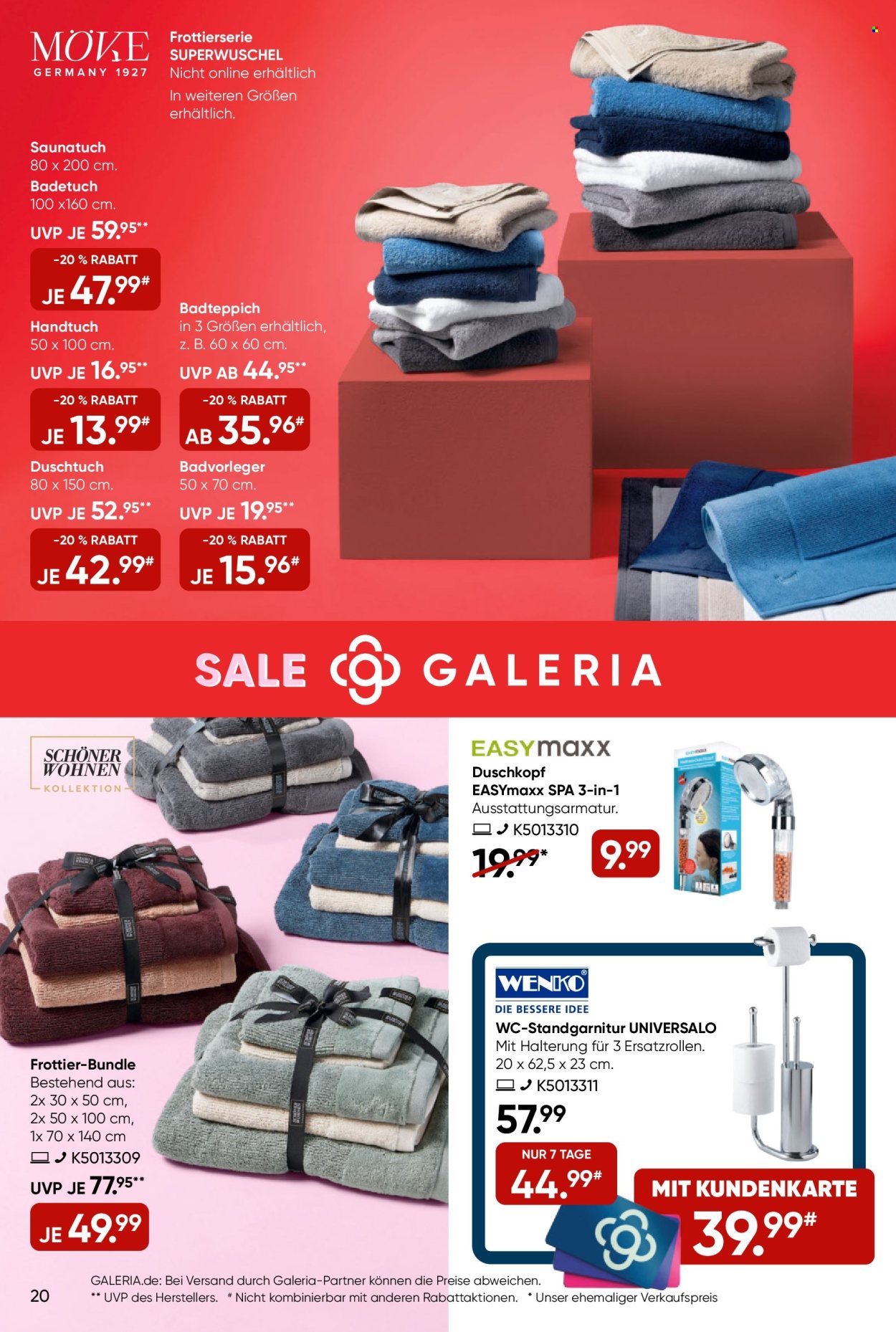 GALERIA Karstadt Kaufhof Prospekte  - 27.12.2024 - 1.01.2025. Seite 20