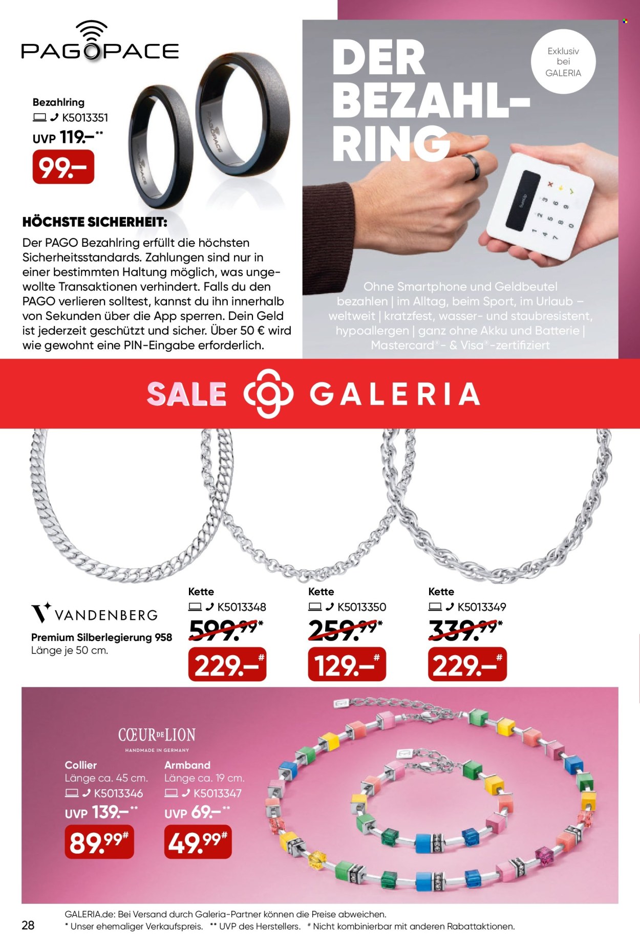 GALERIA Karstadt Kaufhof Prospekte  - 27.12.2024 - 1.01.2025. Seite 28