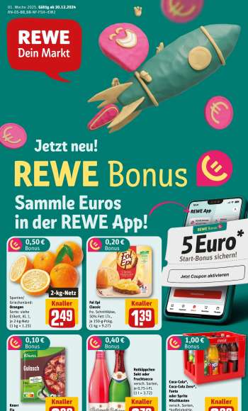 Prospekte REWE - 30.12.2024 - 5.01.2025.