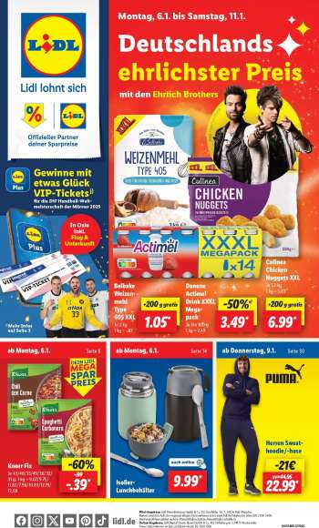 Prospekte Lidl - 6.01.2025 - 11.01.2025.