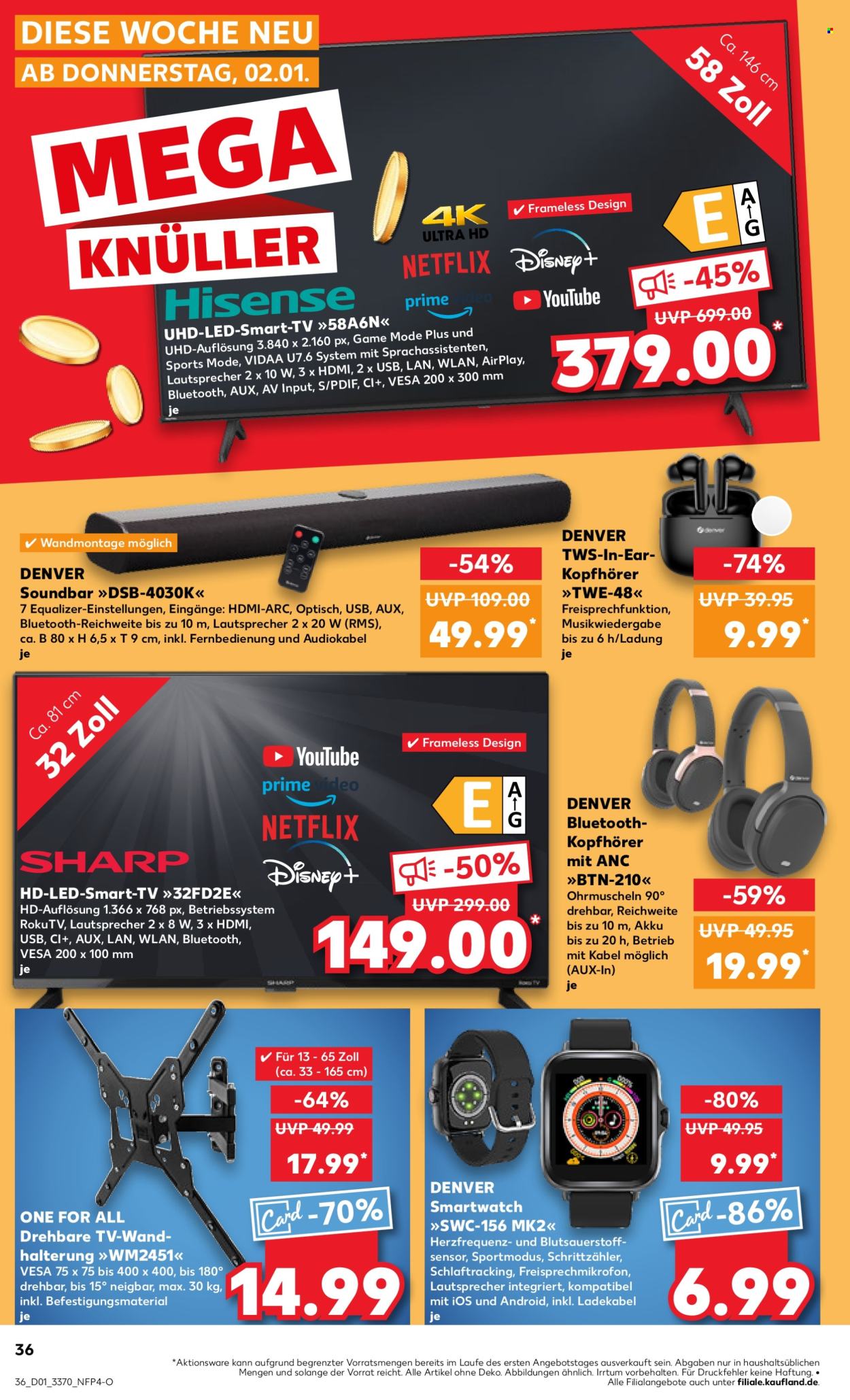 Kaufland Prospekte  - 2.01.2025 - 8.01.2025. Seite 36