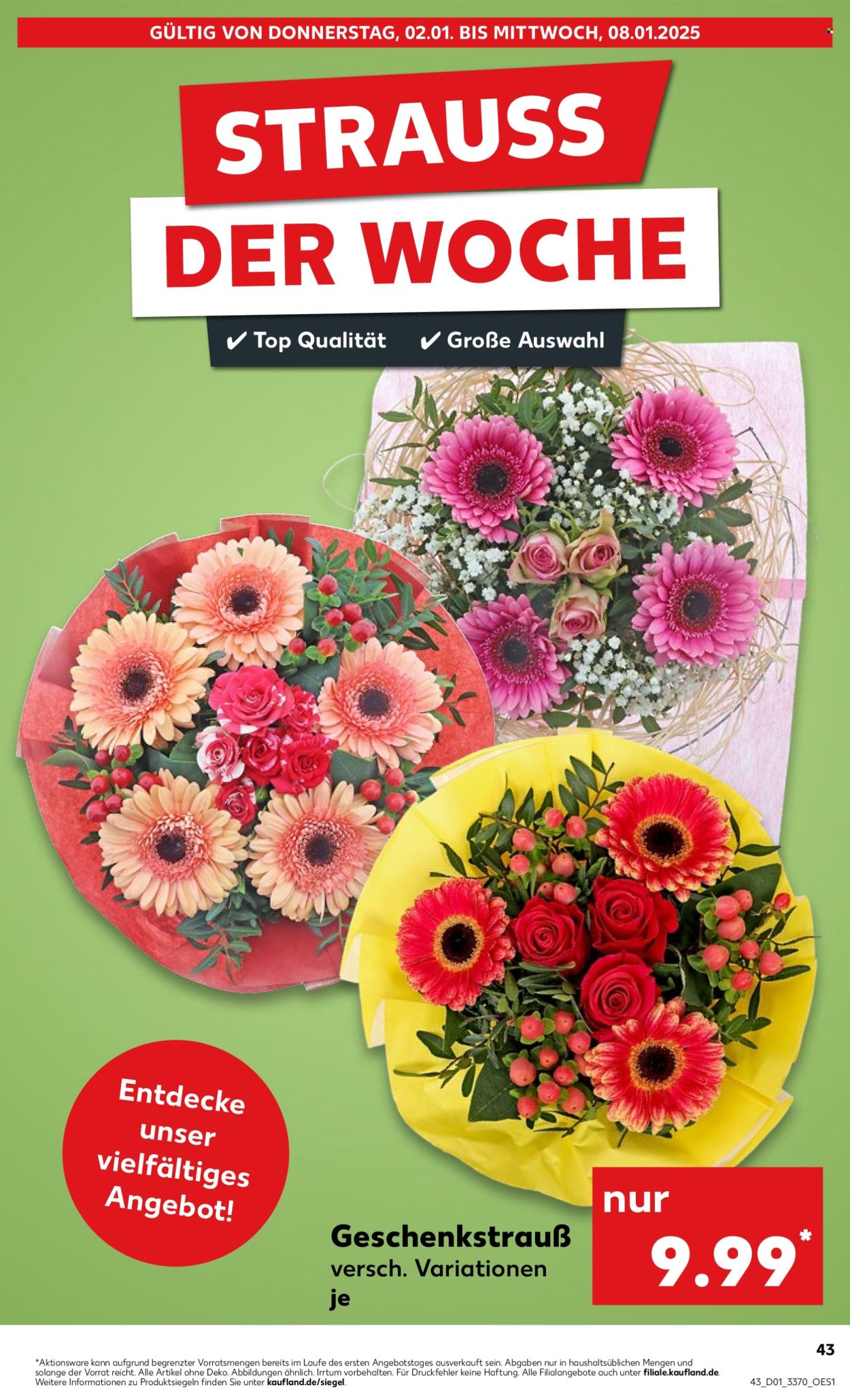 Kaufland Prospekte  - 2.01.2025 - 8.01.2025. Seite 43