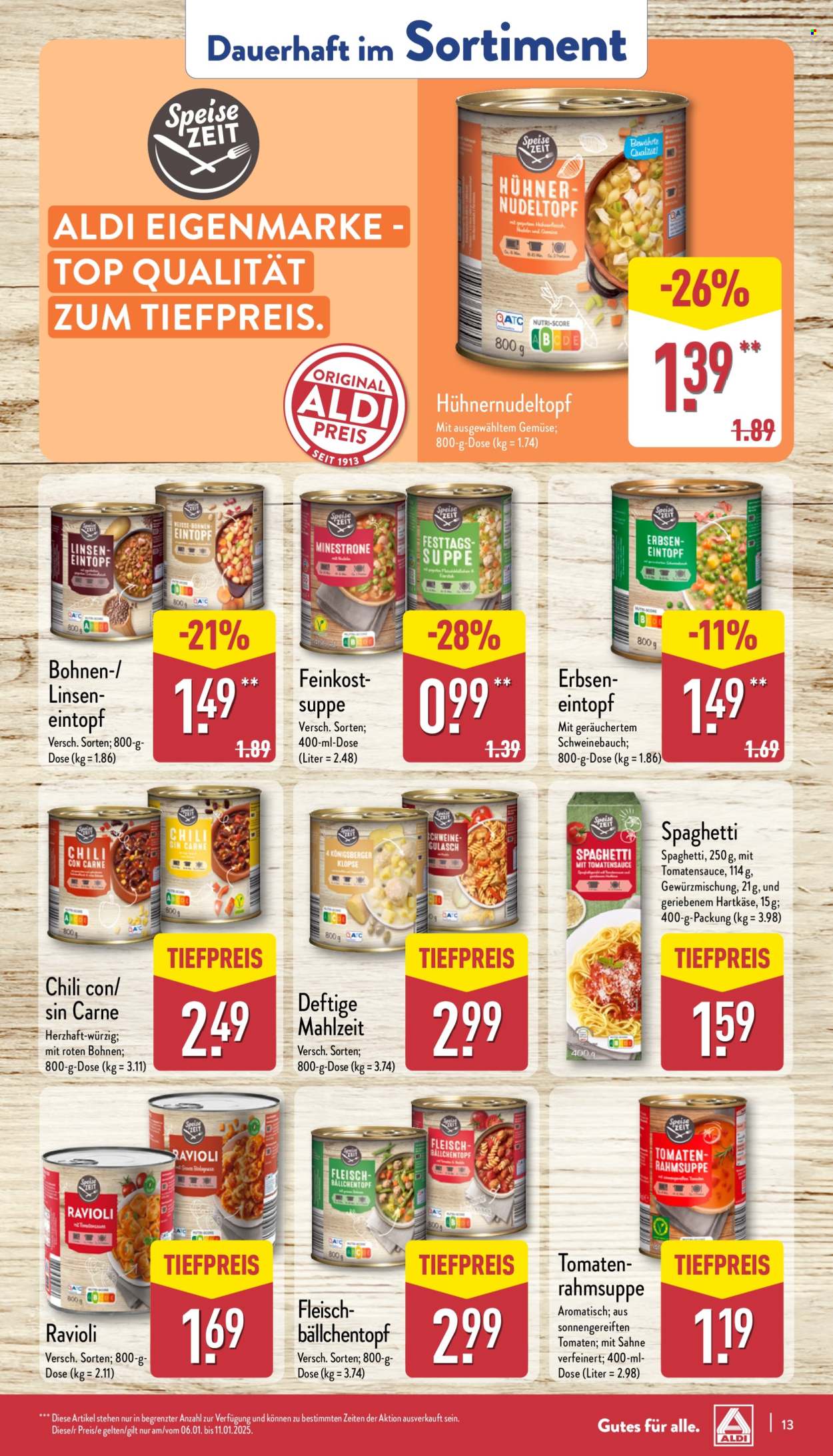 ALDI Nord Prospekte  - 6.01.2025 - 11.01.2025. Seite 13