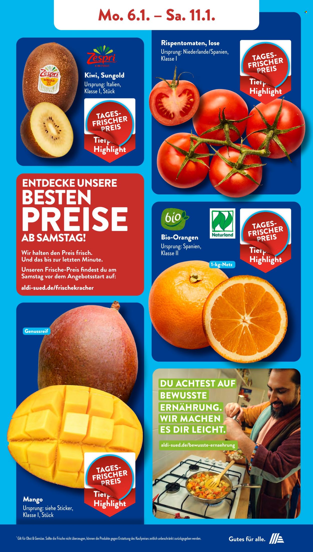 ALDI SÜD Prospekte  - 6.01.2025 - 11.01.2025. Seite 5