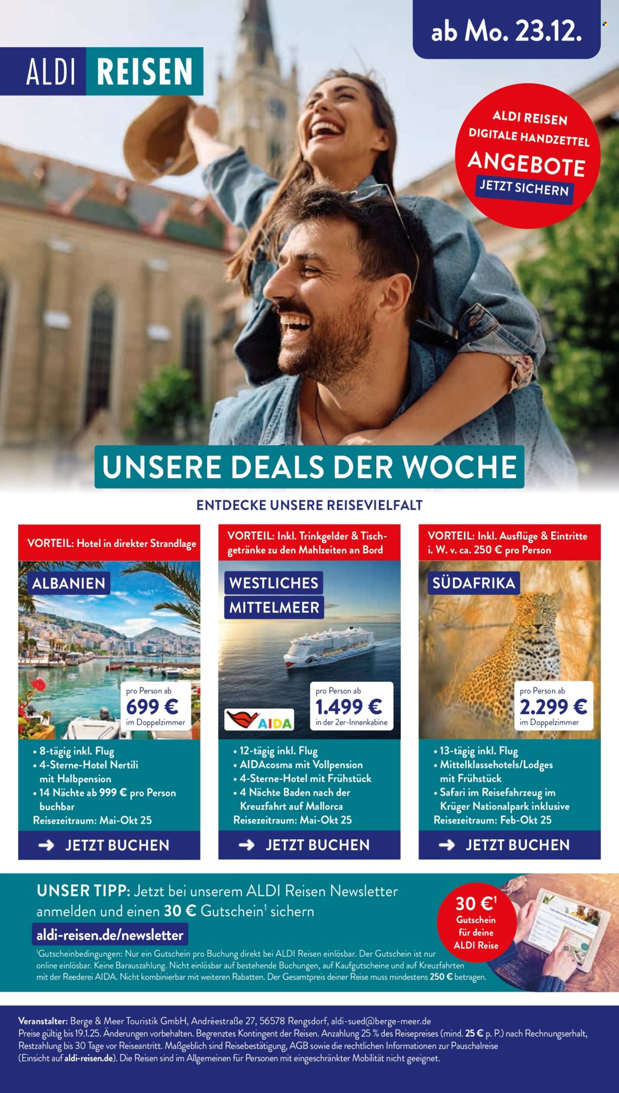 ALDI SÜD Prospekte  - 6.01.2025 - 11.01.2025. Seite 42