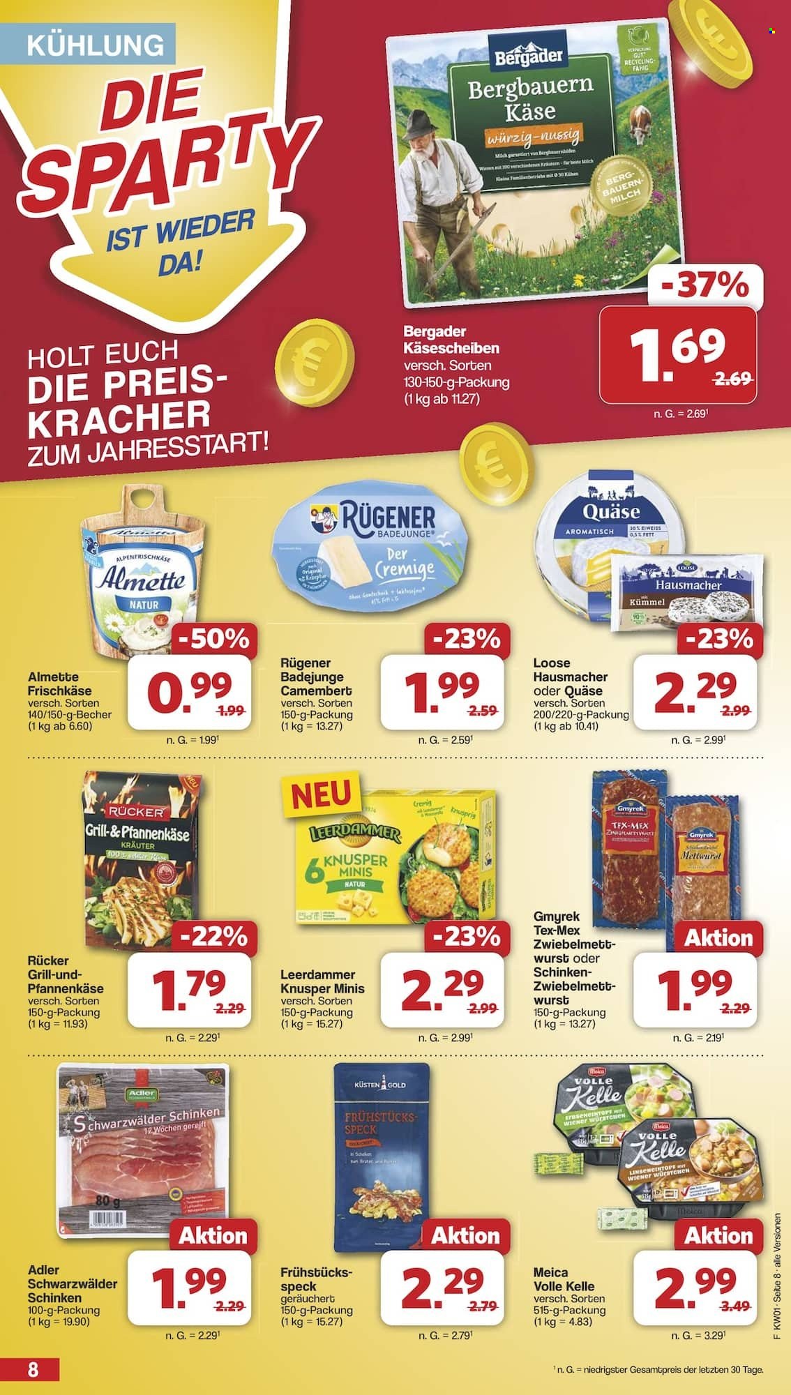 famila Prospekte  - 30.12.2024 - 4.01.2025. Seite 8
