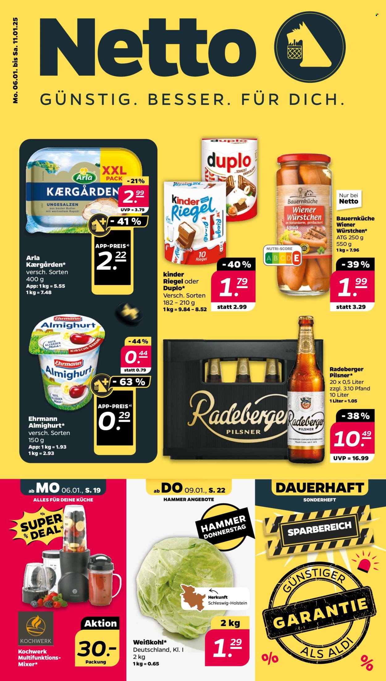 Netto Prospekte  - 6.01.2025 - 11.01.2025. Seite 1