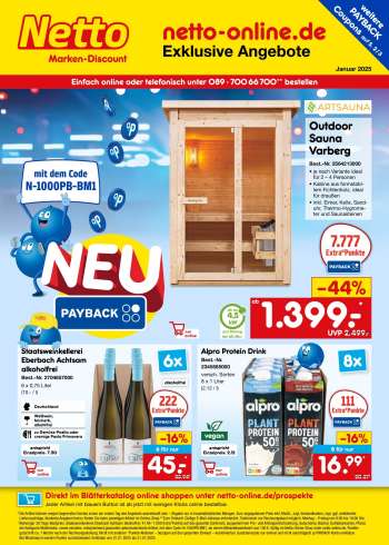 Prospekte Netto Marken-Discount - 1.01.2025 - 31.01.2025.