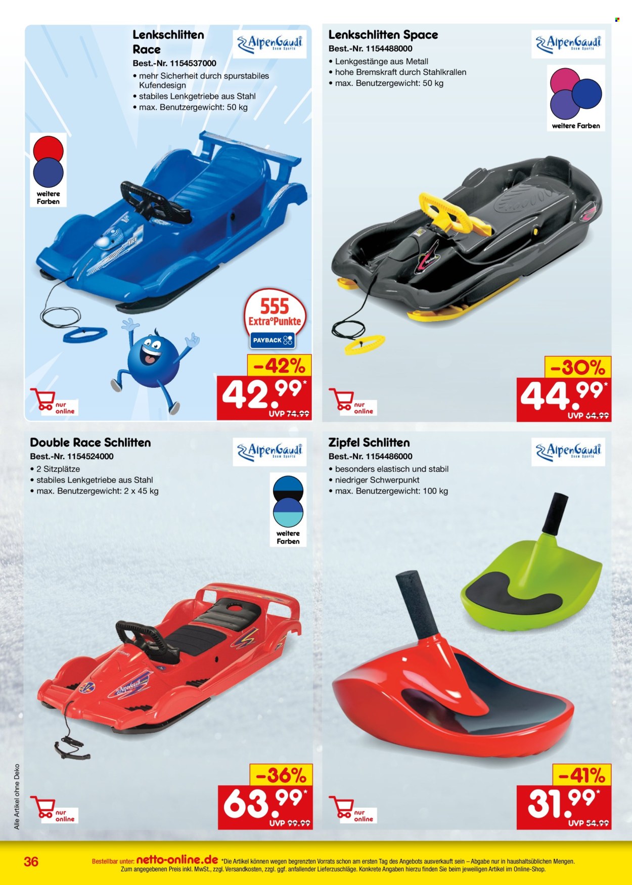 Netto Marken-Discount Prospekte  - 1.01.2025 - 31.01.2025. Seite 36