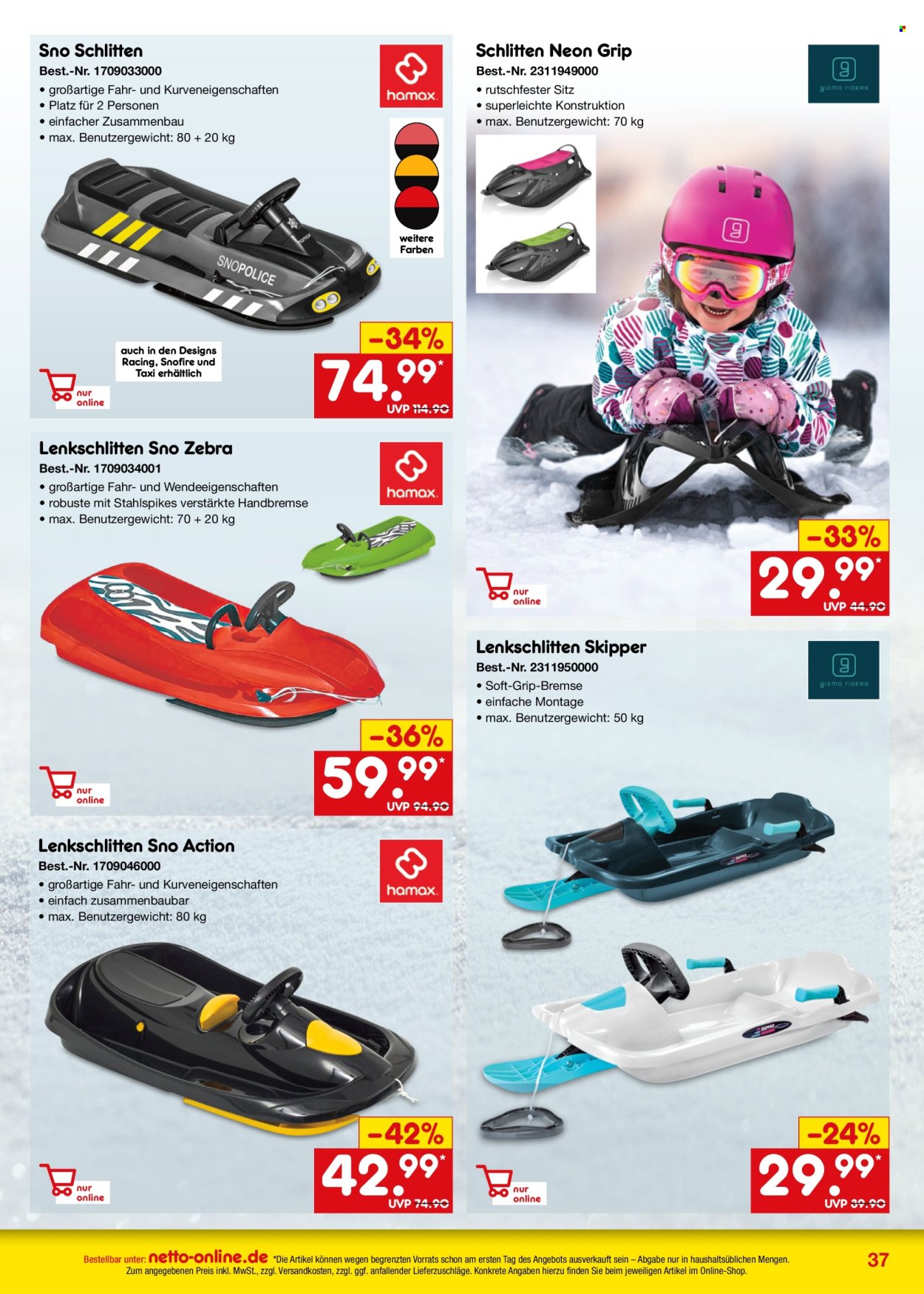 Netto Marken-Discount Prospekte  - 1.01.2025 - 31.01.2025. Seite 37