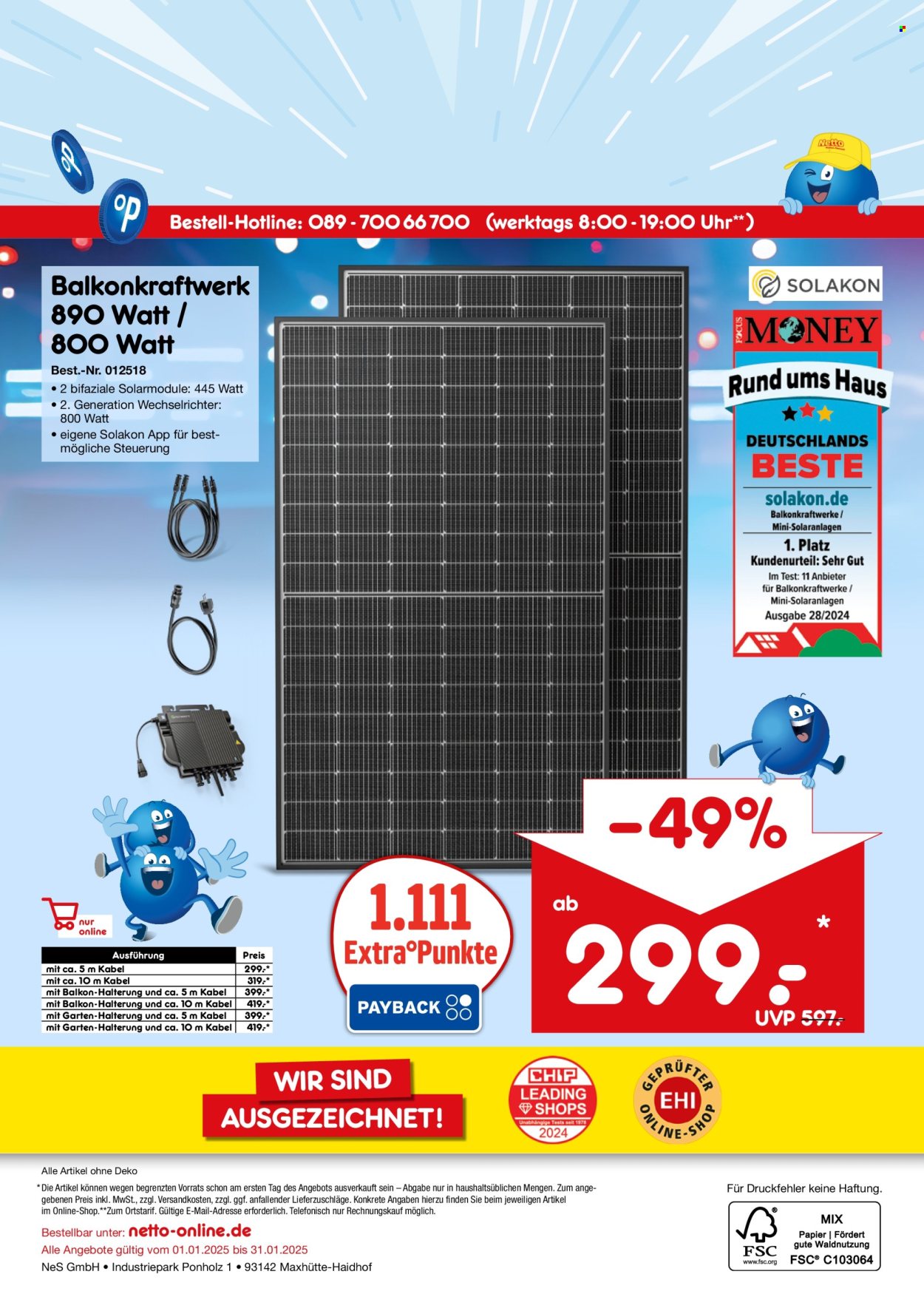 Netto Marken-Discount Prospekte  - 1.01.2025 - 31.01.2025. Seite 40