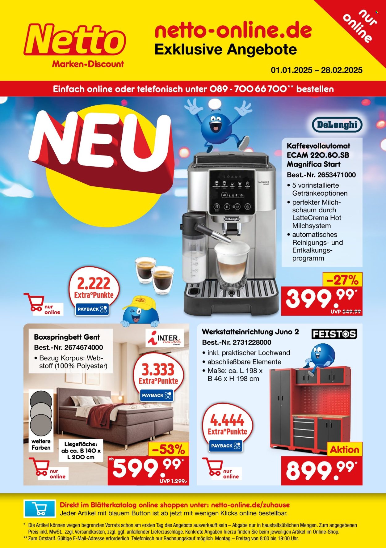 Netto Marken-Discount Prospekte  - 1.01.2025 - 28.02.2025. Seite 1