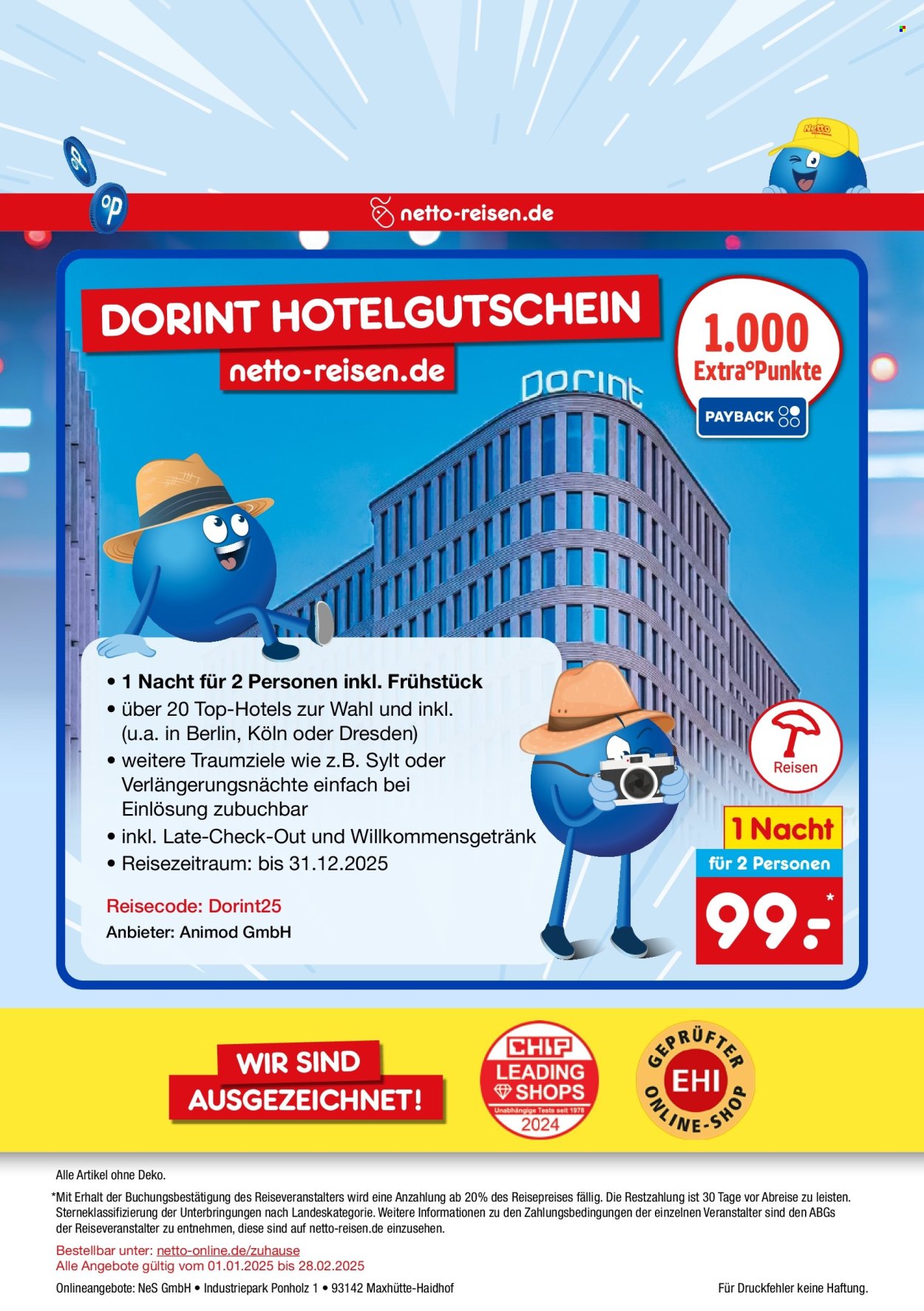 Netto Marken-Discount Prospekte  - 1.01.2025 - 28.02.2025. Seite 12