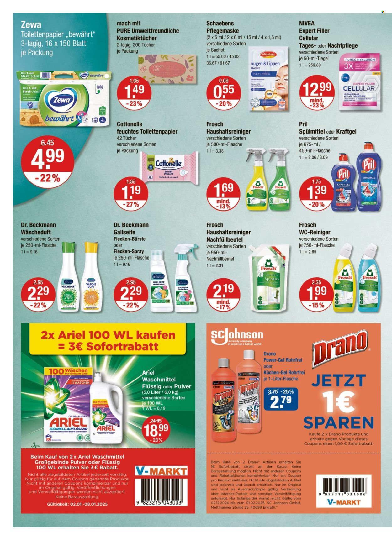 V-Markt Prospekte  - 2.01.2025 - 8.01.2025. Seite 12
