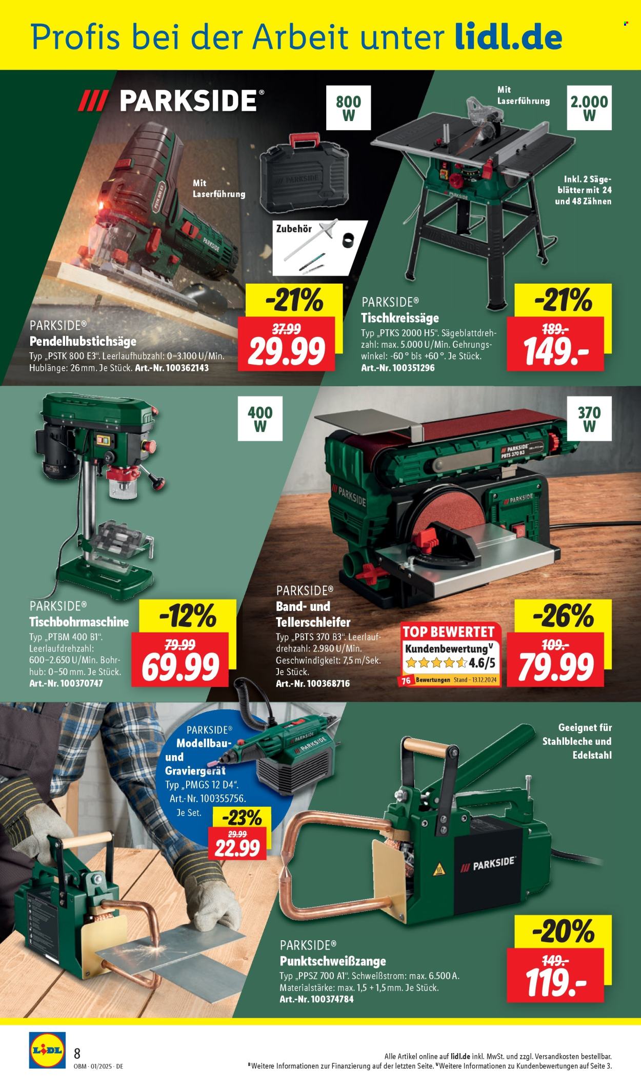 Lidl Prospekte  - 1.01.2025 - 31.01.2025. Seite 8
