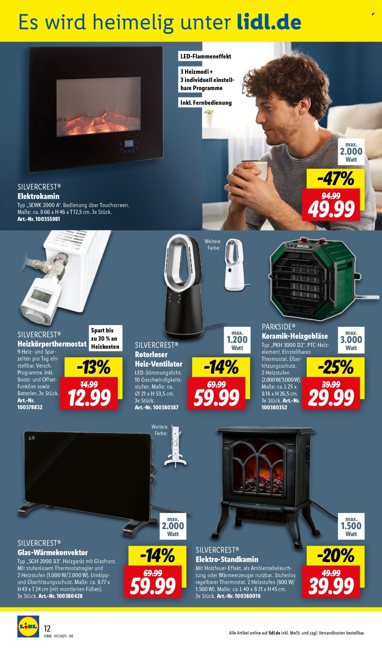 Lidl Prospekte  - 1.01.2025 - 31.01.2025. Seite 12