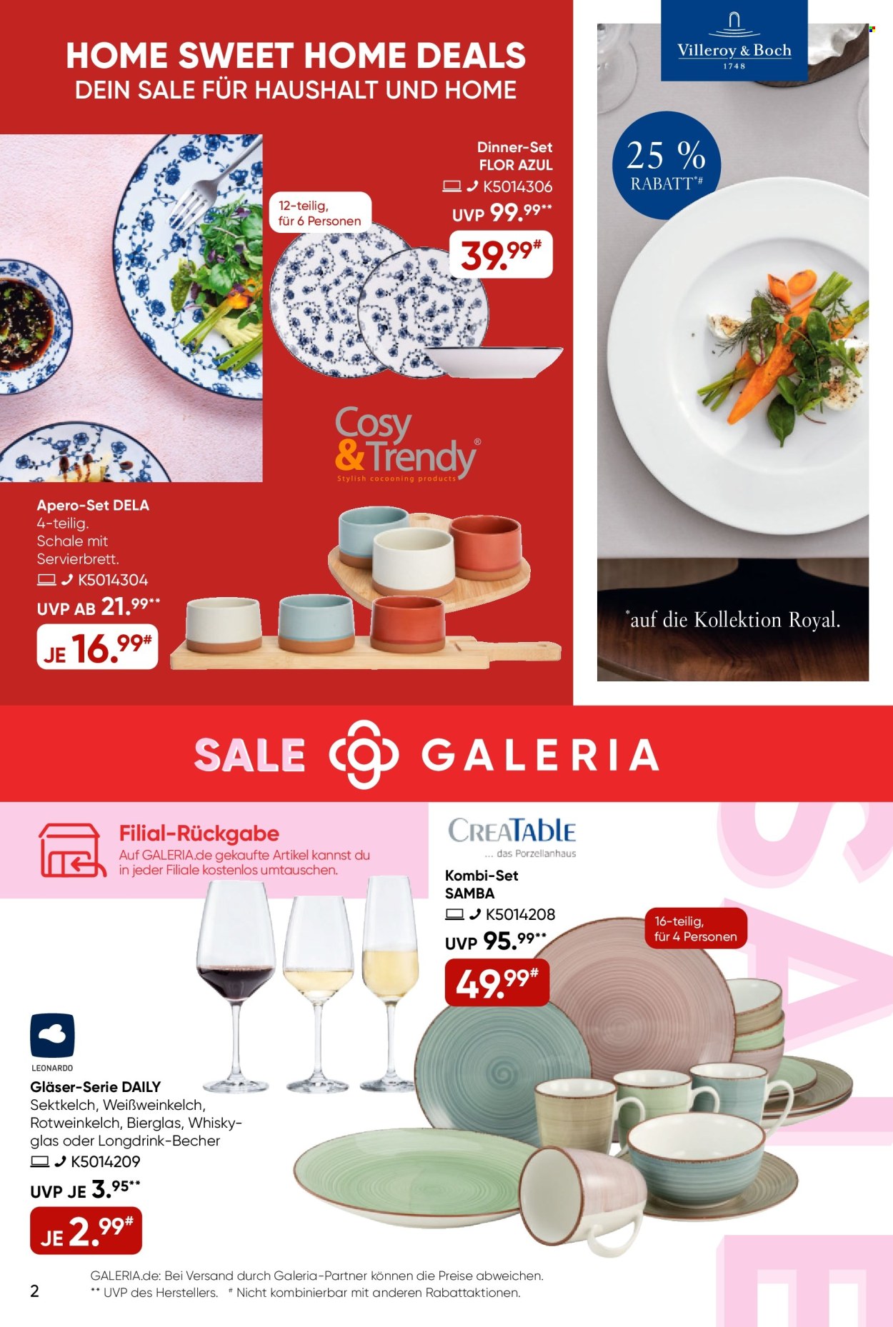 GALERIA Karstadt Kaufhof Prospekte  - 2.01.2025 - 7.01.2025. Seite 2