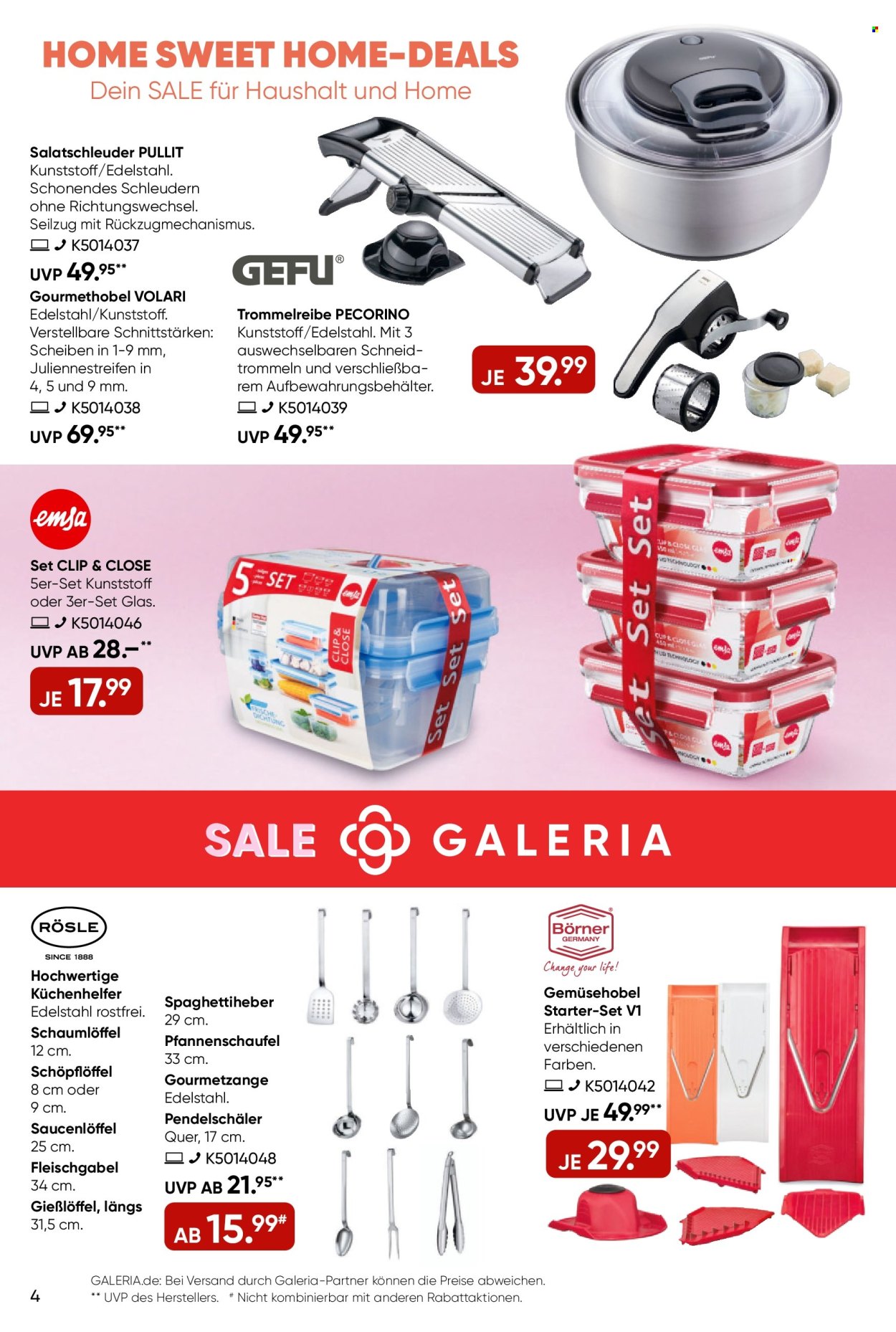 GALERIA Karstadt Kaufhof Prospekte  - 2.01.2025 - 7.01.2025. Seite 4