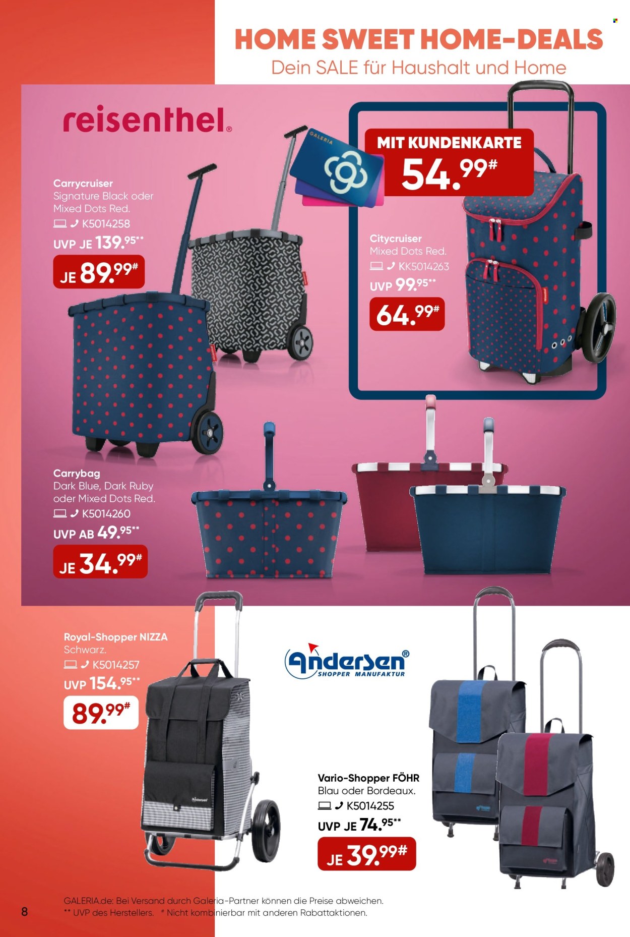 GALERIA Karstadt Kaufhof Prospekte  - 2.01.2025 - 7.01.2025. Seite 8