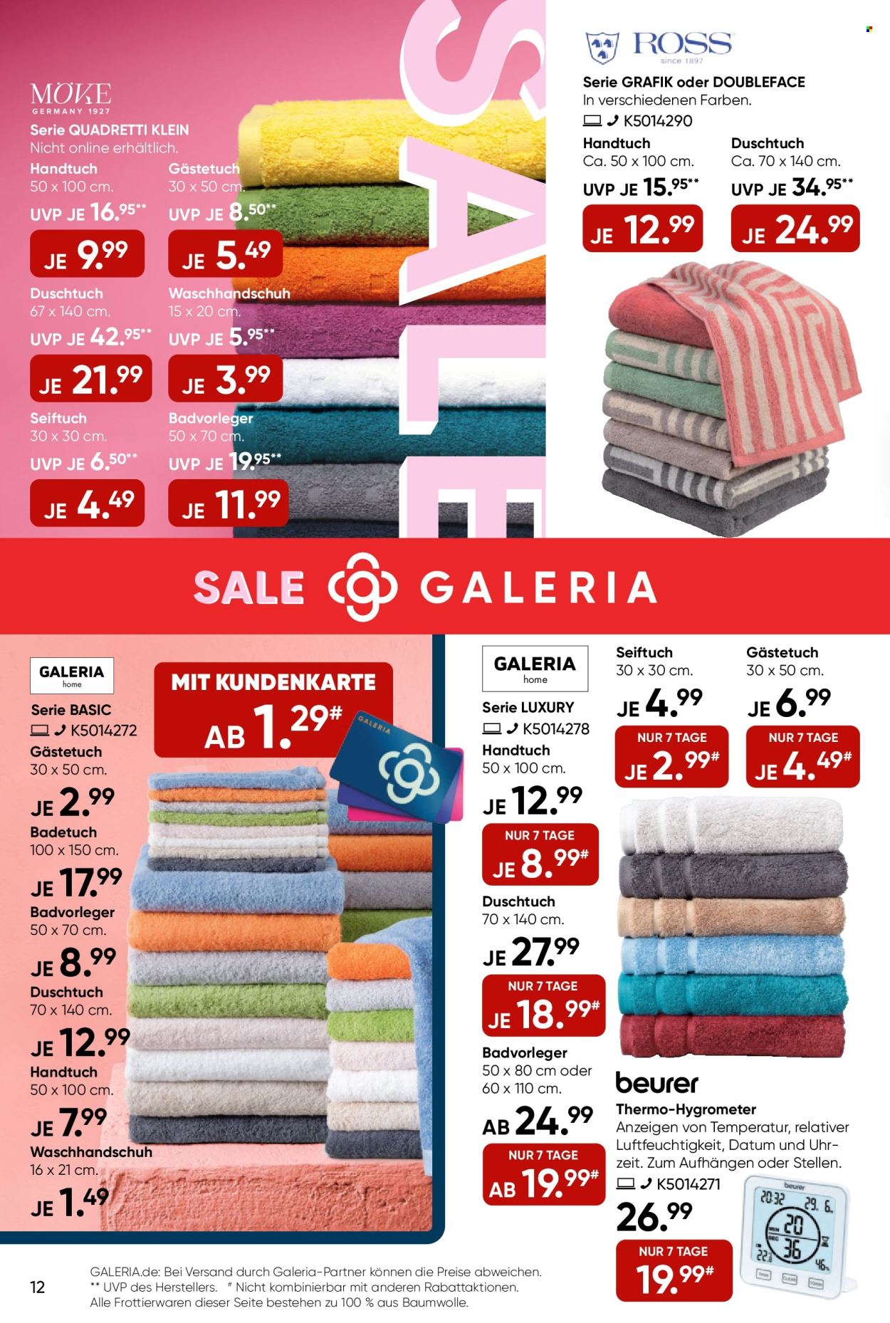 GALERIA Karstadt Kaufhof Prospekte  - 2.01.2025 - 7.01.2025. Seite 12