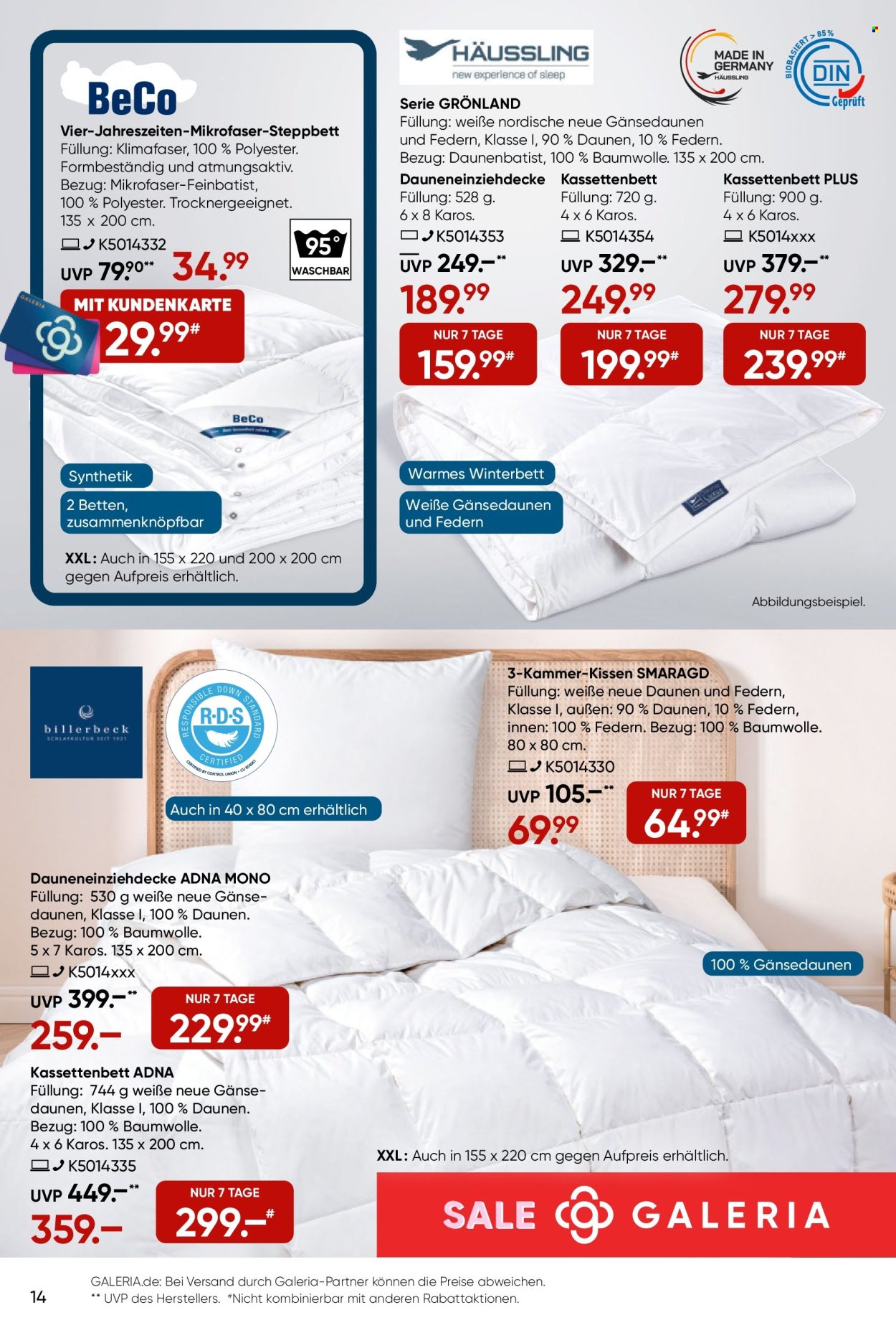 GALERIA Karstadt Kaufhof Prospekte  - 2.01.2025 - 7.01.2025. Seite 14