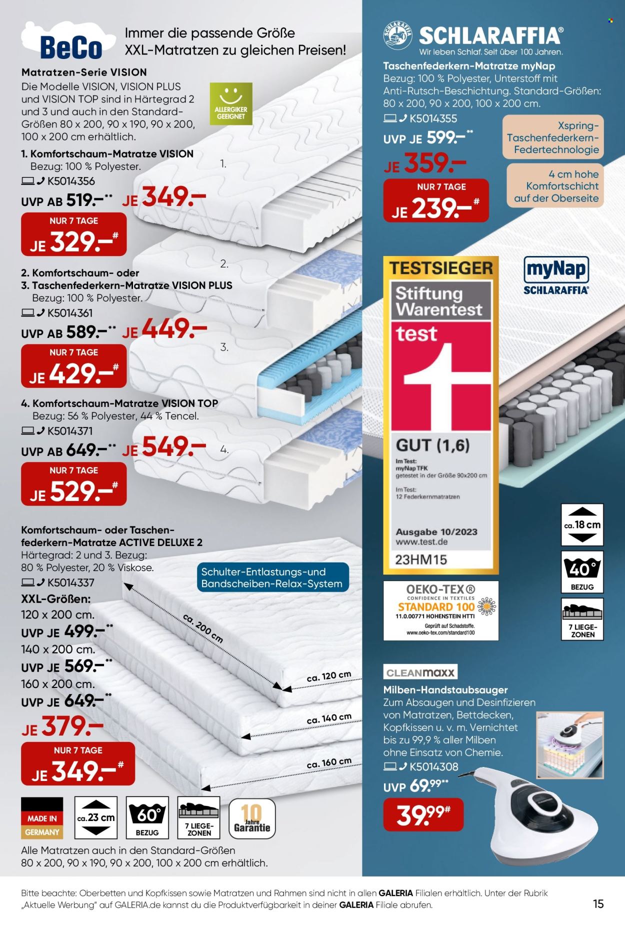 GALERIA Karstadt Kaufhof Prospekte  - 2.01.2025 - 7.01.2025. Seite 15