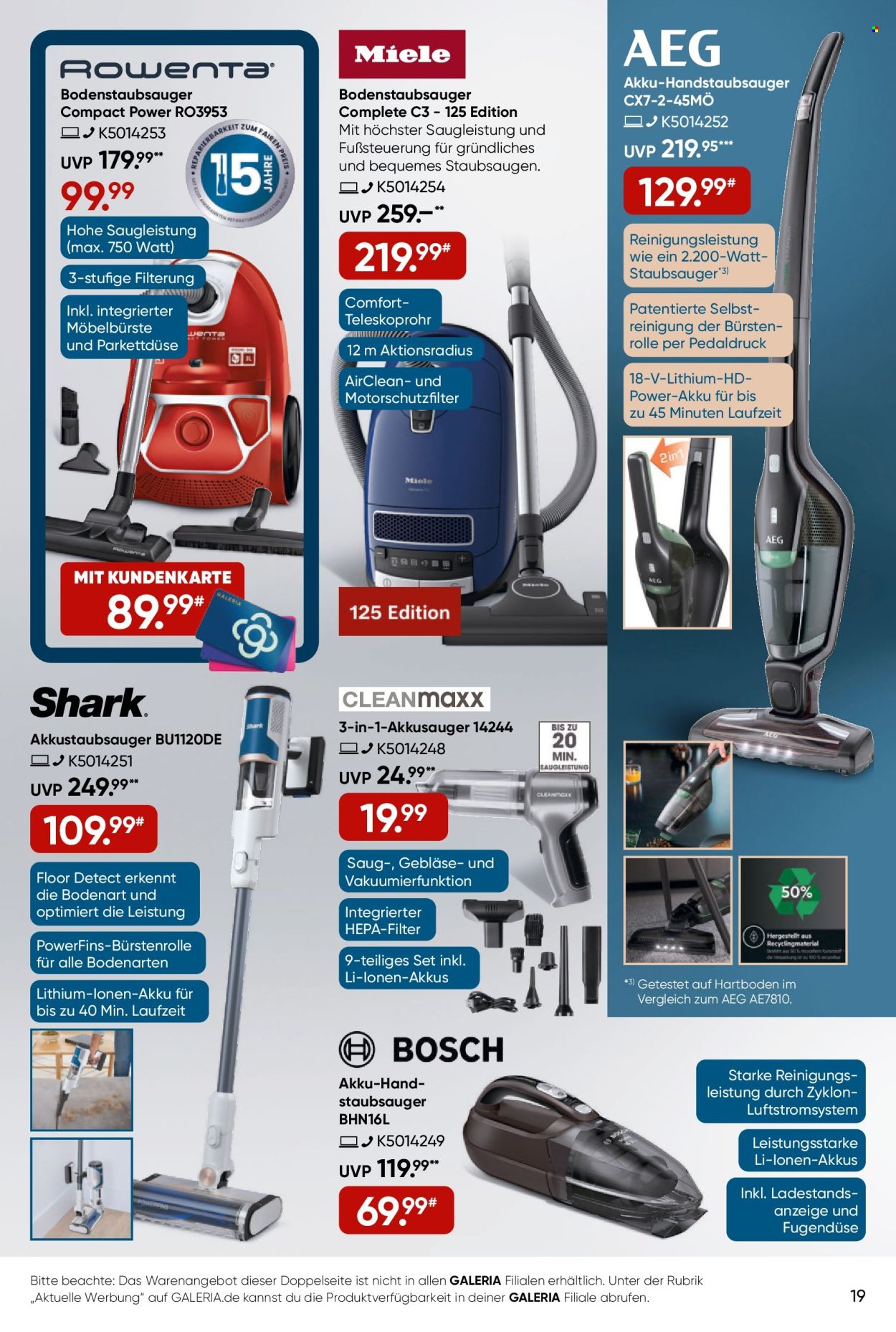 GALERIA Karstadt Kaufhof Prospekte  - 2.01.2025 - 7.01.2025. Seite 19