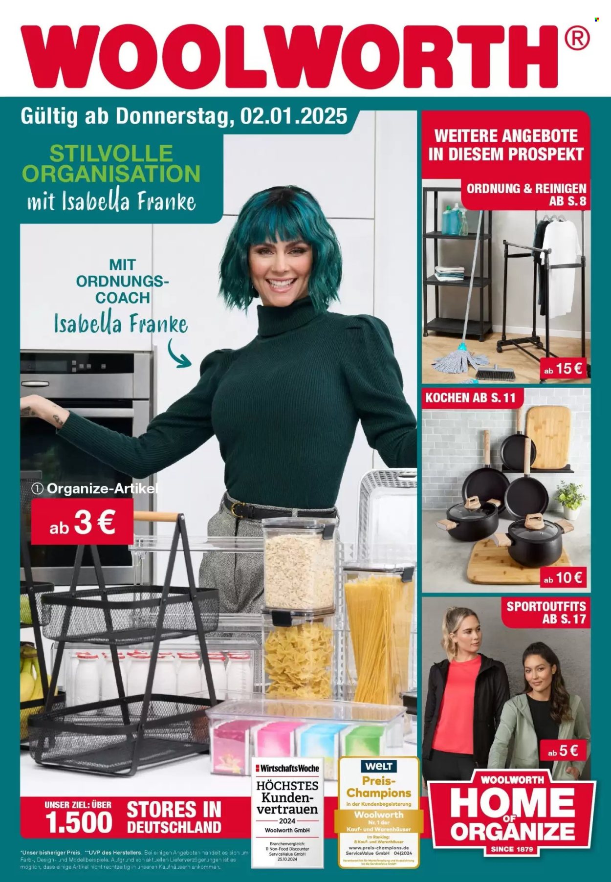 Woolworth Prospekte  - 2.01.2025 - 11.01.2025. Seite 1