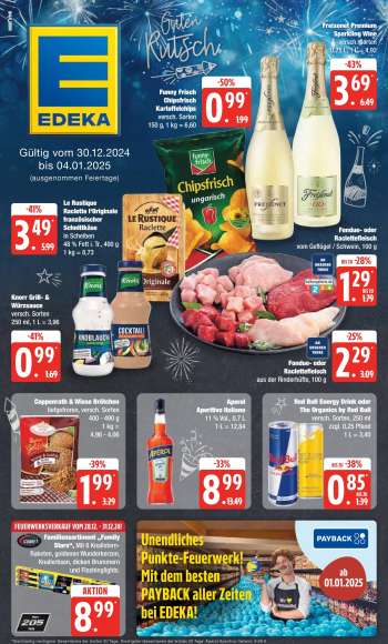Prospekte Edeka - 30.12.2024 - 4.01.2025.