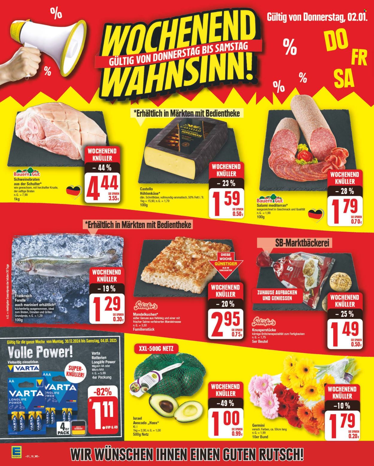 Edeka Prospekte  - 30.12.2024 - 4.01.2025. Seite 16