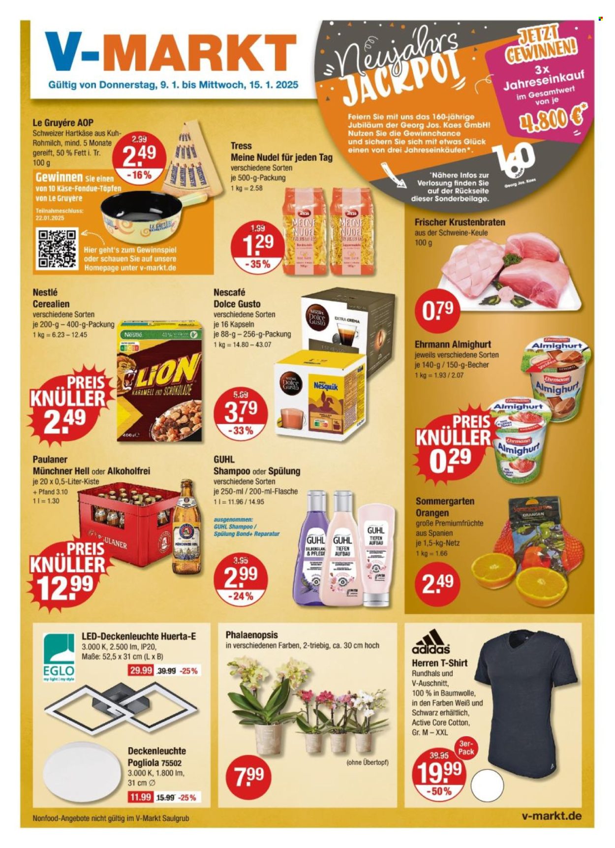 V-Markt Prospekte  - 9.01.2025 - 15.01.2025. Seite 1
