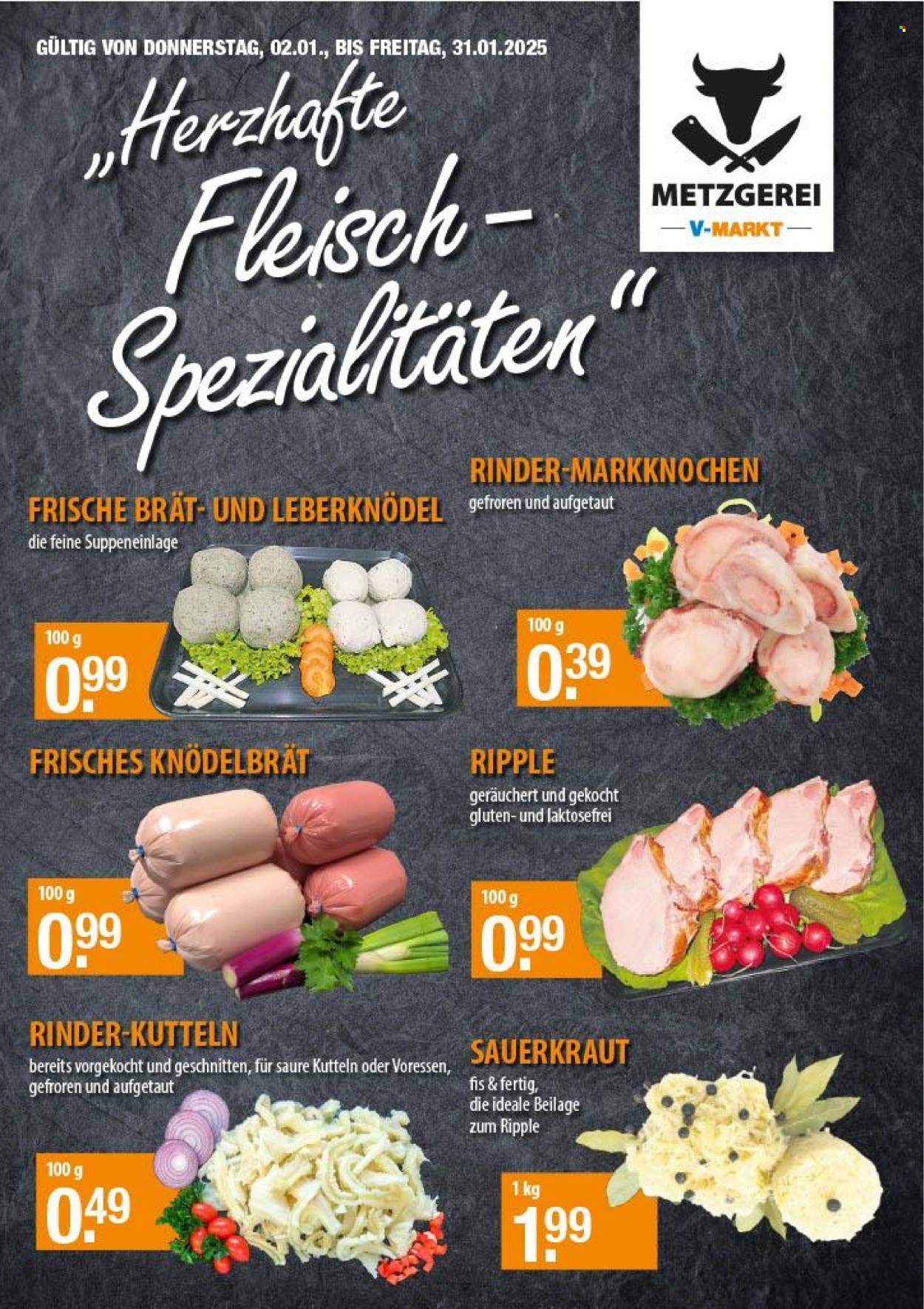 V-Markt Prospekte  - 2.01.2025 - 31.01.2025. Seite 1