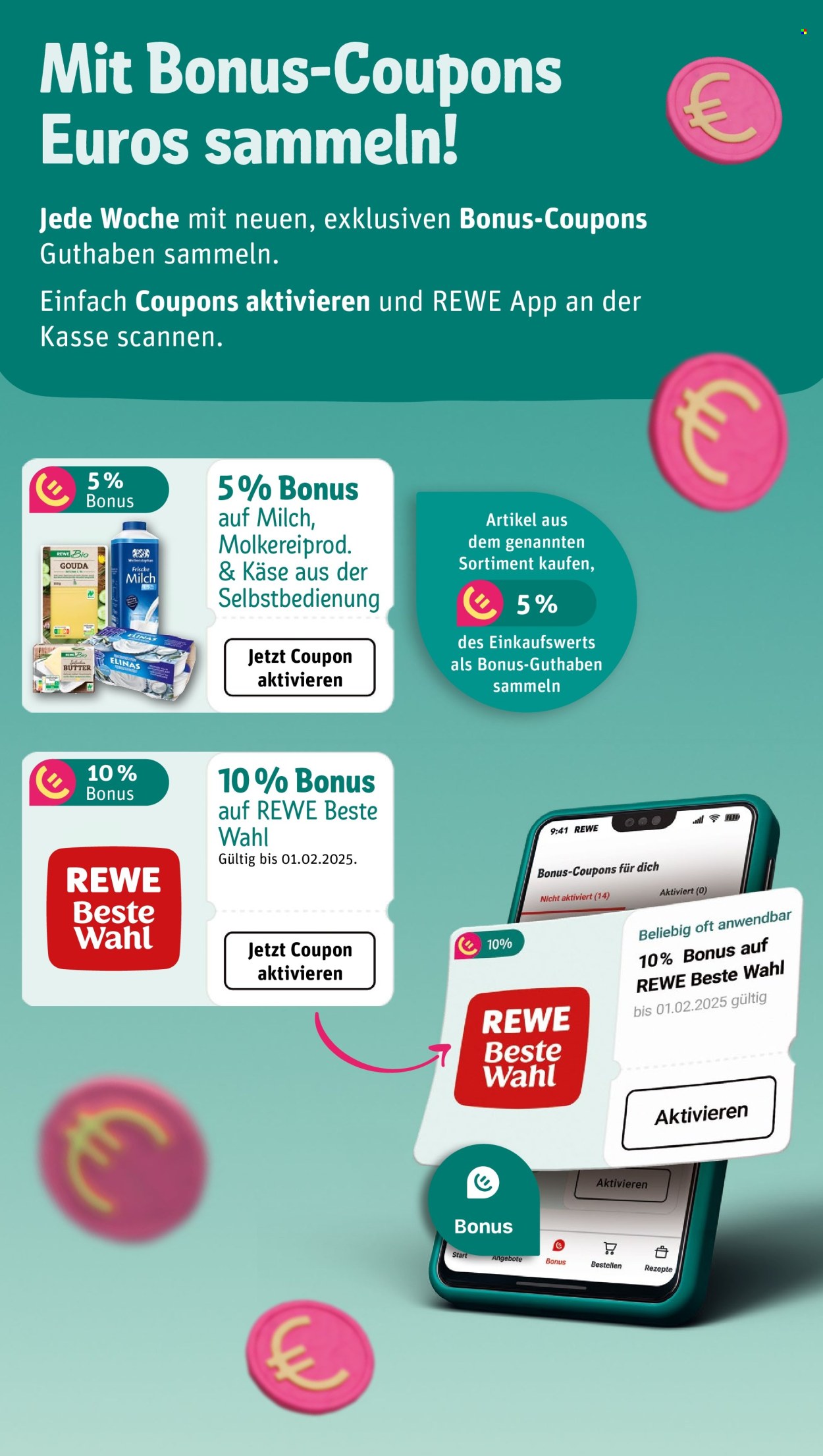 REWE Prospekte  - 6.01.2025 - 12.01.2025. Seite 3