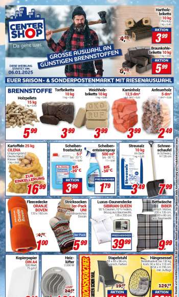 Prospekte CENTERSHOP - 6.01.2025 - 11.01.2025.