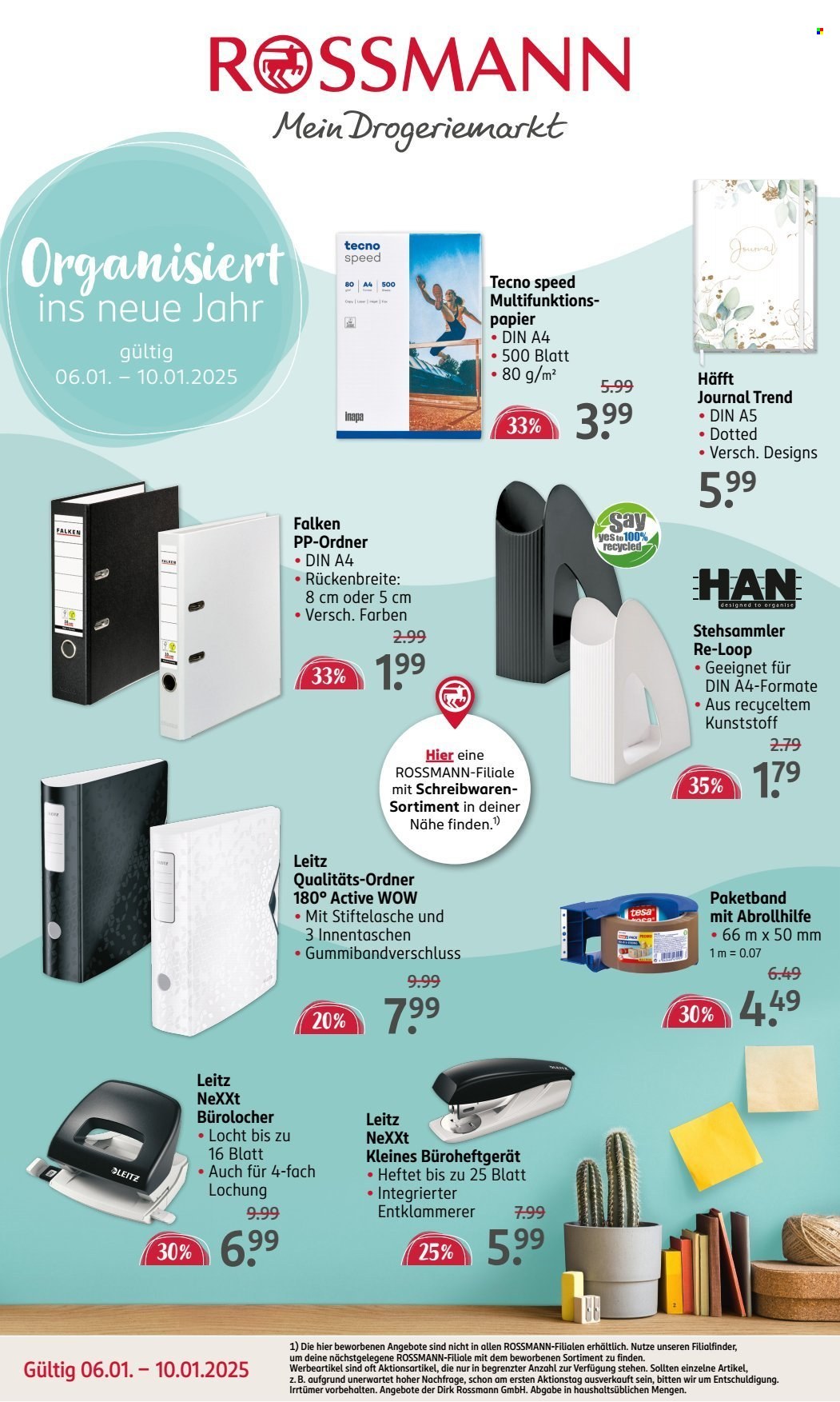 Rossmann Prospekte  - 6.01.2025 - 10.01.2025. Seite 1