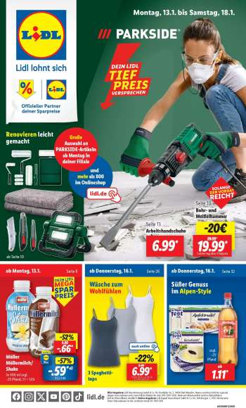 Prospekte Lidl - 13.01.2025 - 18.01.2025.