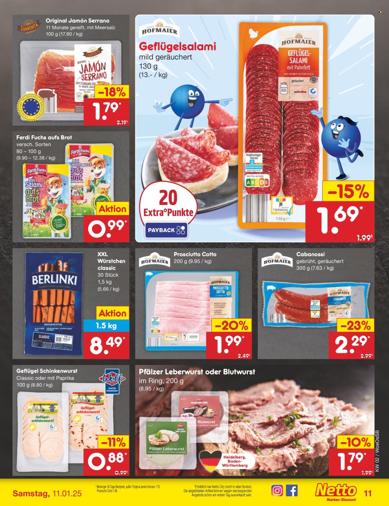 Netto Marken-Discount Prospekte  - 6.01.2025 - 11.01.2025. Seite 11
