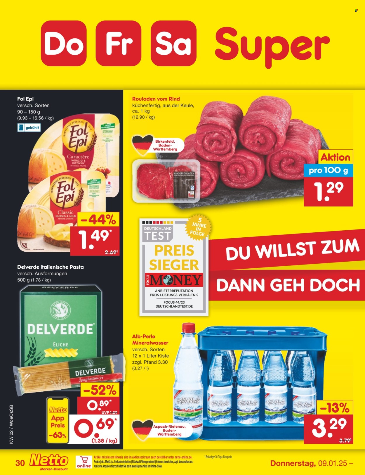 Netto Marken-Discount Prospekte  - 6.01.2025 - 11.01.2025. Seite 44