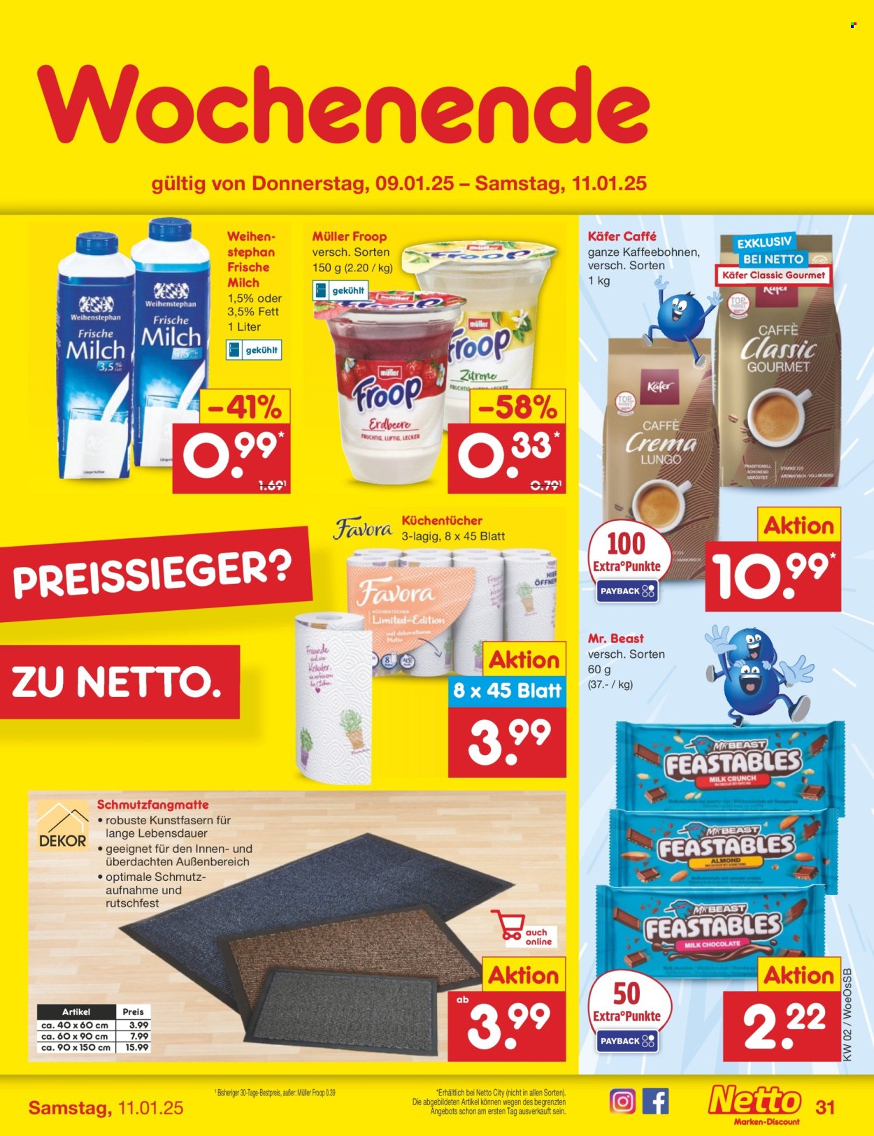 Netto Marken-Discount Prospekte  - 6.01.2025 - 11.01.2025. Seite 45