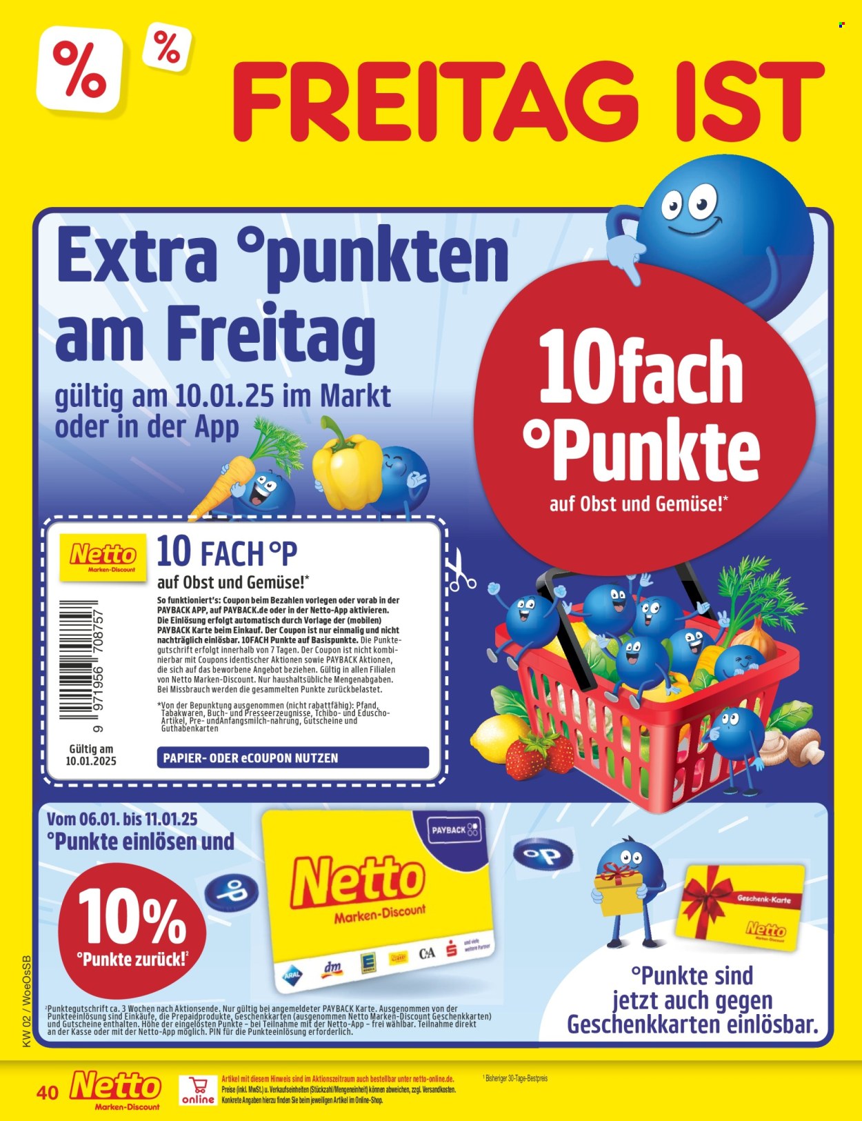 Netto Marken-Discount Prospekte  - 6.01.2025 - 11.01.2025. Seite 56