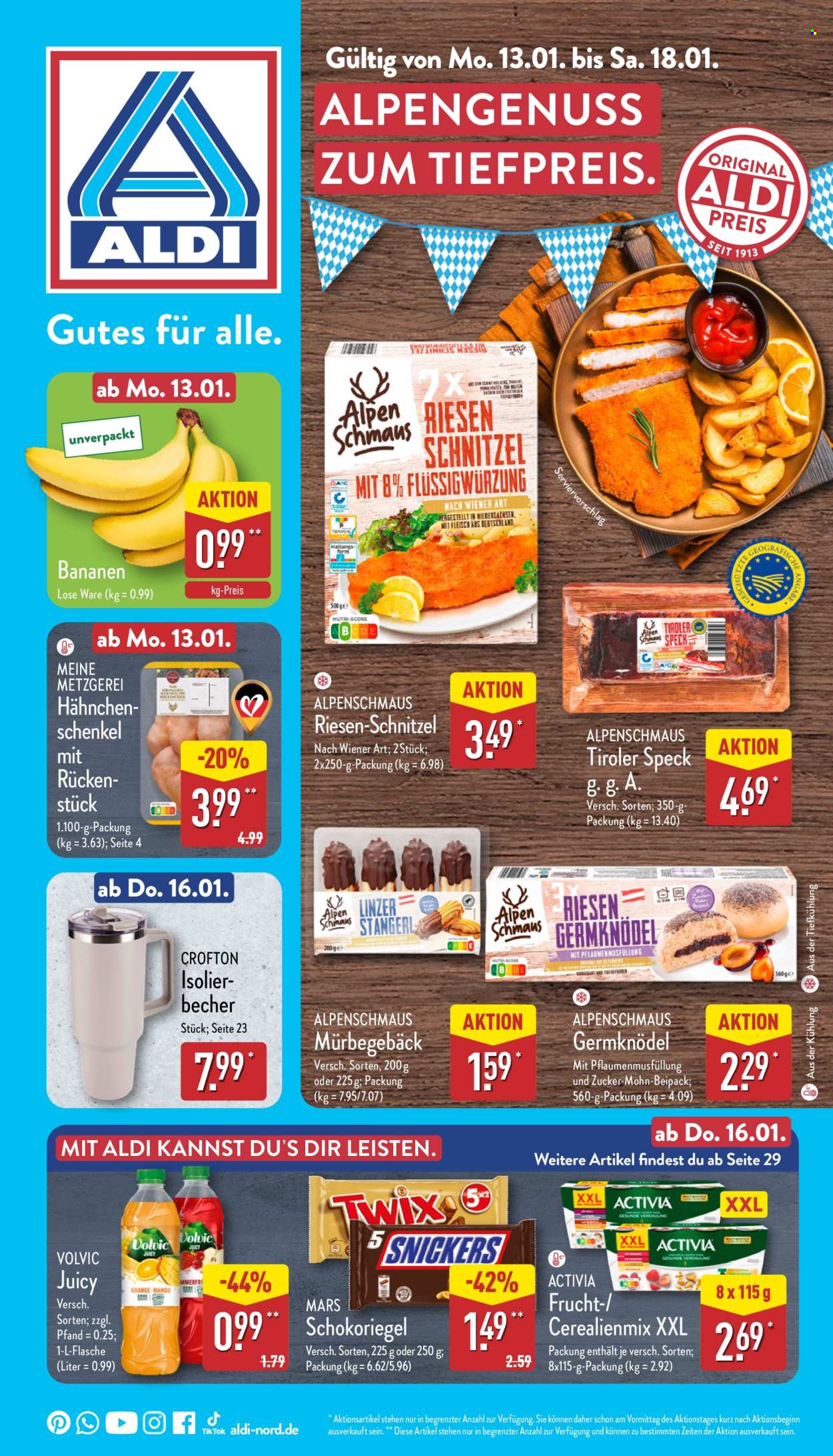 ALDI Nord Prospekte  - 13.01.2025 - 18.01.2025. Seite 1
